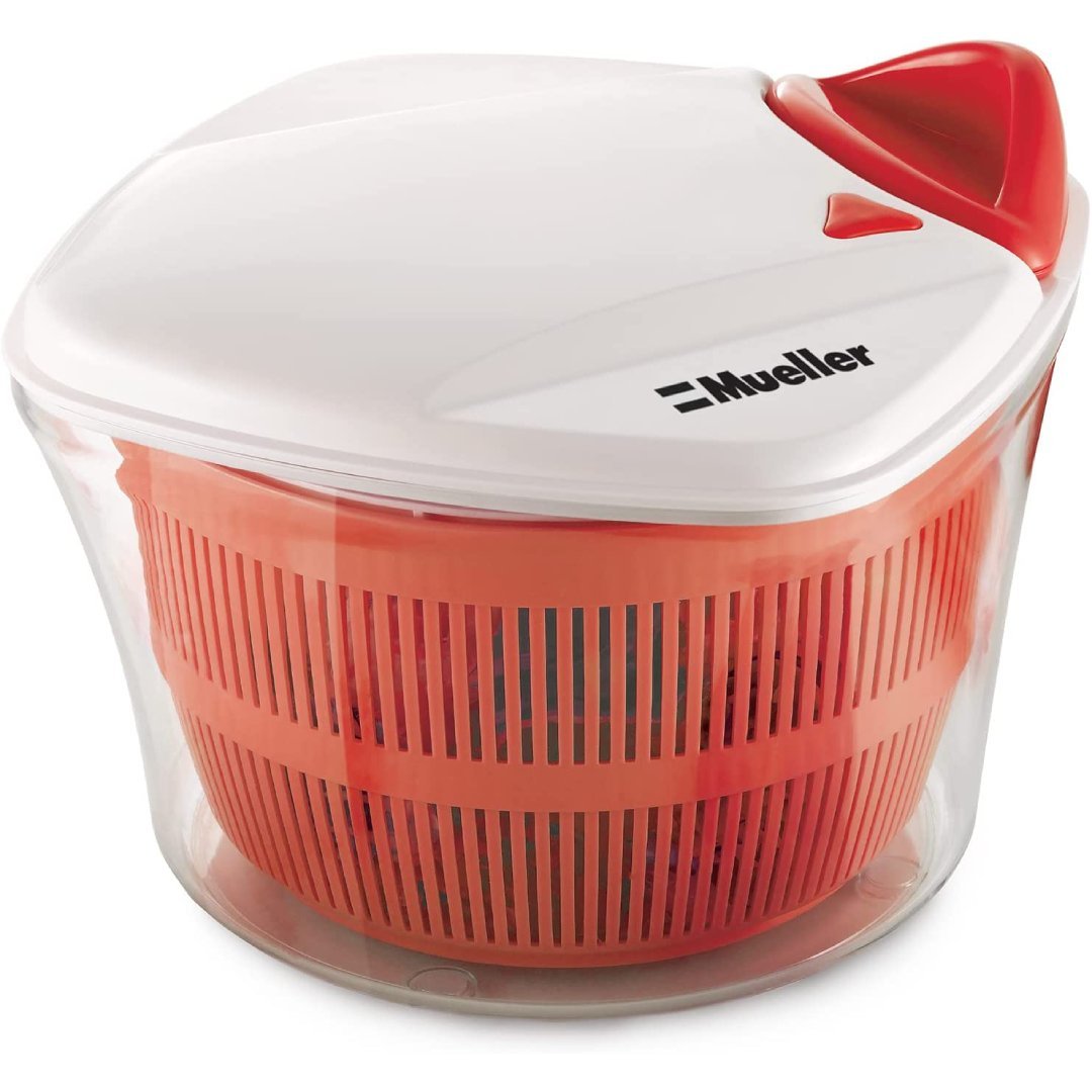 MUELLER easy to use Large 5L Salad Spinner